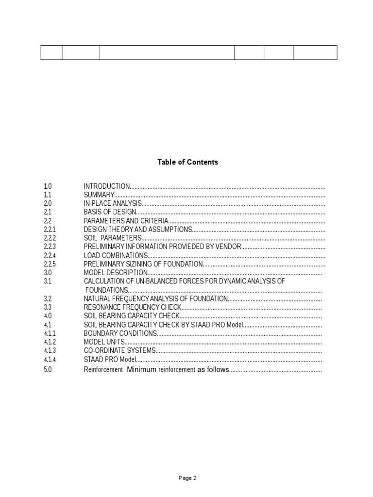 Foundation Design for Rotating Machinery | PDF | Cartesian Coordinate ...