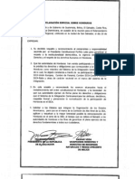 Declaracion Del SICA sobre Honduras 20 Julio 2010