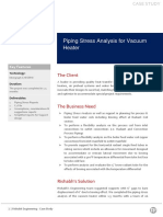 v1.0 Rishabh Engineering Case Study 25 Piping Stress Analysis For Vacuum Heater Ver23Dec15