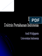 Evolusi Doktrin Pertahanan RI - Andi Widjajanto