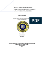 Membangun Sistem Evaluasi Kinerja Bagi Karyawan Bagian Marketing Studi Kasus Pada Pt. Panatek Mulya Sejahtera