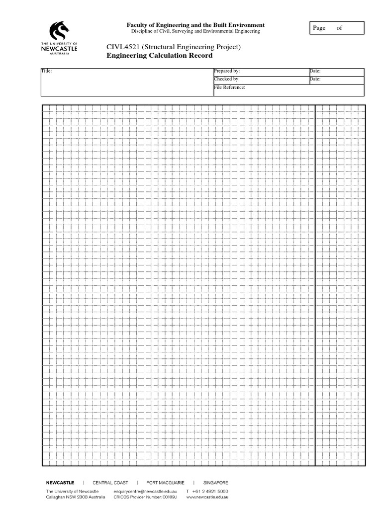 Structural Engineering Project Record | PDF