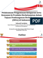 SDGs - Deputi PMMK Bappenas - Sireg DKP Tengah 2016