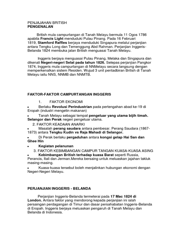 Penjajahan British Pdf
