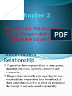 Stakeholder Relationships, Social Responsibility, and Corporate Governance