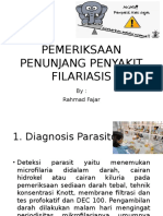 Pemeriksaan Penunjang Penyakit Filariasis