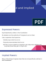 Expressed and Implied Powers 1