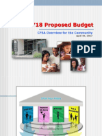 FY18 CFSA Budget Brief