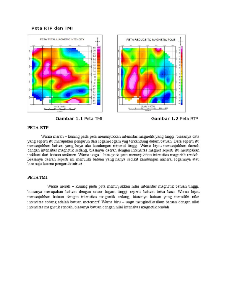 Peta RTP dan TMI: Analisis Magnetik | PDF