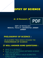 Philosophy of Science: Dr. Al Munaawir, PH.D