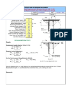 Design of Anchor Reinforcement in Place of Concrete Breakout Strength