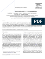 Electrodeposition of Maghemite ( - Fe O) Nanoparticles