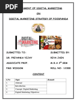 Digital Marketing Assignment