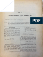 Diario de Sesiones de Diputados de La Nación Sobre Ley de Residencia 1902