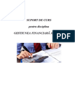 Suport de Curs - Gestiunea Financiara A Firmei PDF