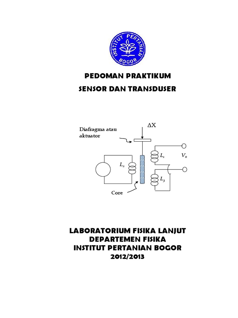 Panduan Praktikum Sensor & Transduser | PDF