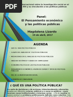 El Pensamiento económico  y las políticas públicas