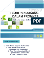 Teori Pendukung Dalam Promkes