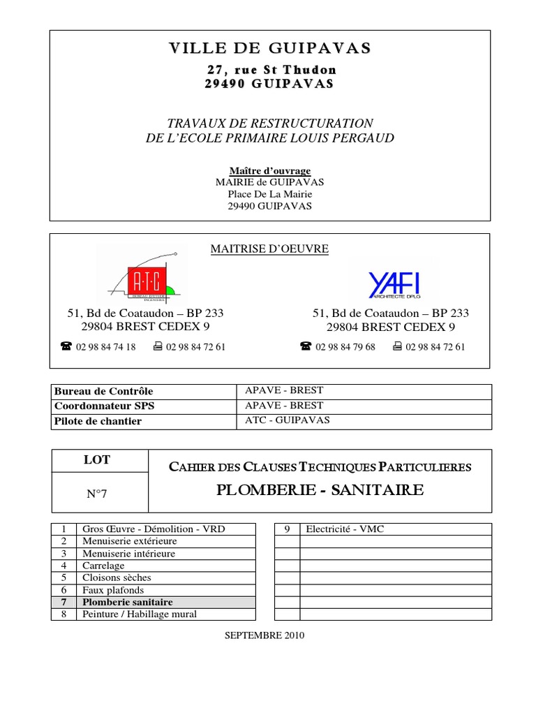 Taire PDF | PDF | Plomberie | Code de la construction et de l'habitation