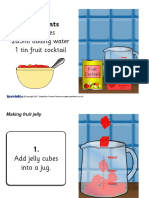 Ingredients: Jelly Cubes 285ml Boiling Water 1 Tin Fruit Cocktail