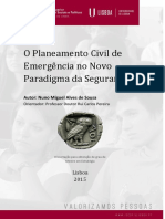 O Planeamento Civil de Emergência no Novo Paradigma de Segurança