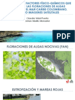 Monitoreo factores físico-químicos floraciones algas nocivas Caribe Colombiano