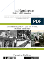 Ernest Hemingway: History of Dysfunction