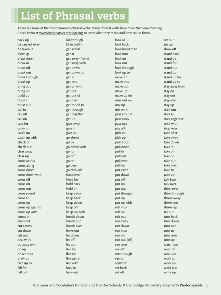 list-phrasal-verbs-pdf-linguistics-languages