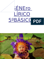 Lenguaje Lirico 5 Básico