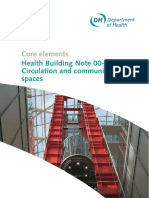 Core Elements: Health Building Note 00-04: Circulation and Communication Spaces