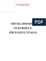 Social Housing in Europa e Focus Sull'Italia - 2007