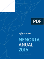 Memoria Anual Milpo 2016 PDF