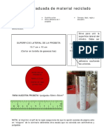 Probeta Graduada de Material Reciclado PDF