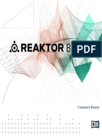 REAKTOR Blocks Framework Manual English PDF