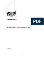 General Election Guidance 2017