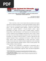 A Educação Como Novos Saberes - A Arte de Trabalhar e Produzir Conhecimentos
