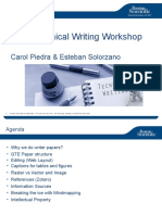 GTE Technical Writing Workshop: Carol Piedra & Esteban Solorzano