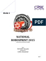 Robo Sprint 2015 Rulebook