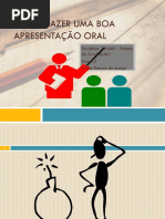 Manual de Como Fazer uma Apresentação
