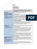 TPA-Referenced Lesson Plan Teacher Candidate Name: Joe Birkholz Grade & Subject Area: 11-12 World History Date For Planned Lesson: TBD, 2 Day Plan