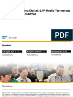 MOB200 - Going Digital: SAP Mobile Technology Strategy and Roadmap