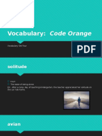 Code Orange Vocabulary 04