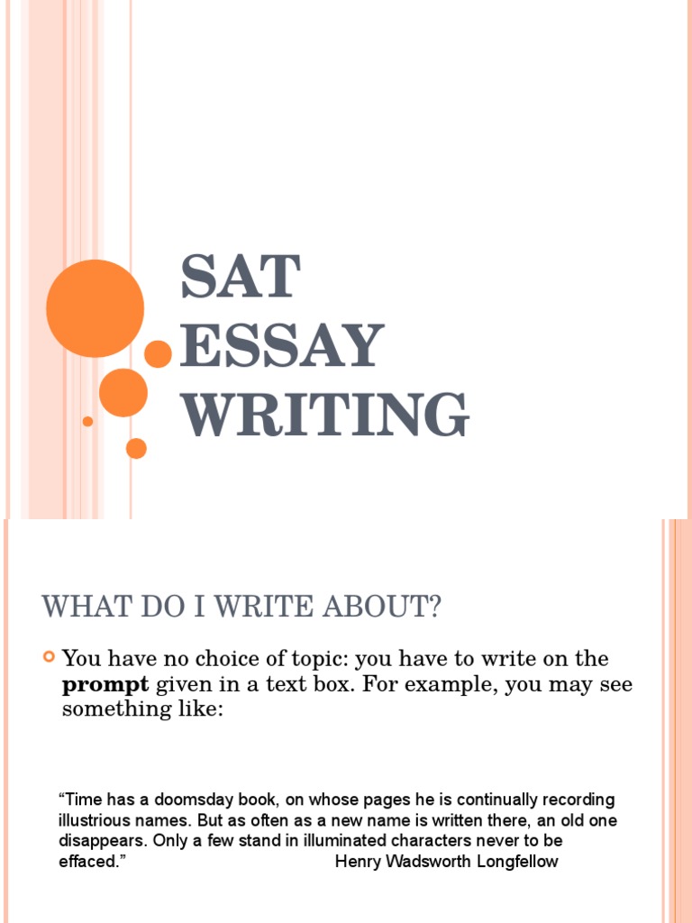 what is essay writing pdf