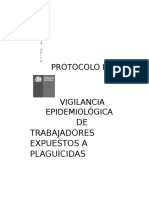 Plaguicidas Protocolo de Vigilancia Epidemiológica de Trabajadores Expuestos A Plaguicidas Mitzyyy