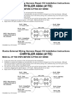 CHRYSLER A604 (41TE) : Read All of The Steps Before Cutting Any Wires!