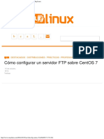 Cómo Configurar Un Servidor FTP Sobre CentOS 7 MuyLinux