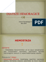 DIATEZE HEMORAGICE - NOV 2016 CURS.ppt