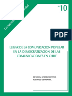 Lugar de La Comunicacion Popular en La Democratizacion de Las Comunidades EnChile 10