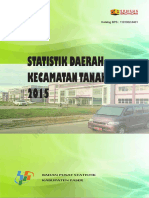 Statistik Daerah Kecamatan Tanah Grogot 2015