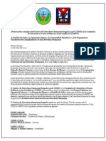 Declaración conjunta del Centro de Derechos Humanos Brigada 2506 (CDHD) y la Comisión de Atención a Presos Políticos y sus Familiares (CAPPF)